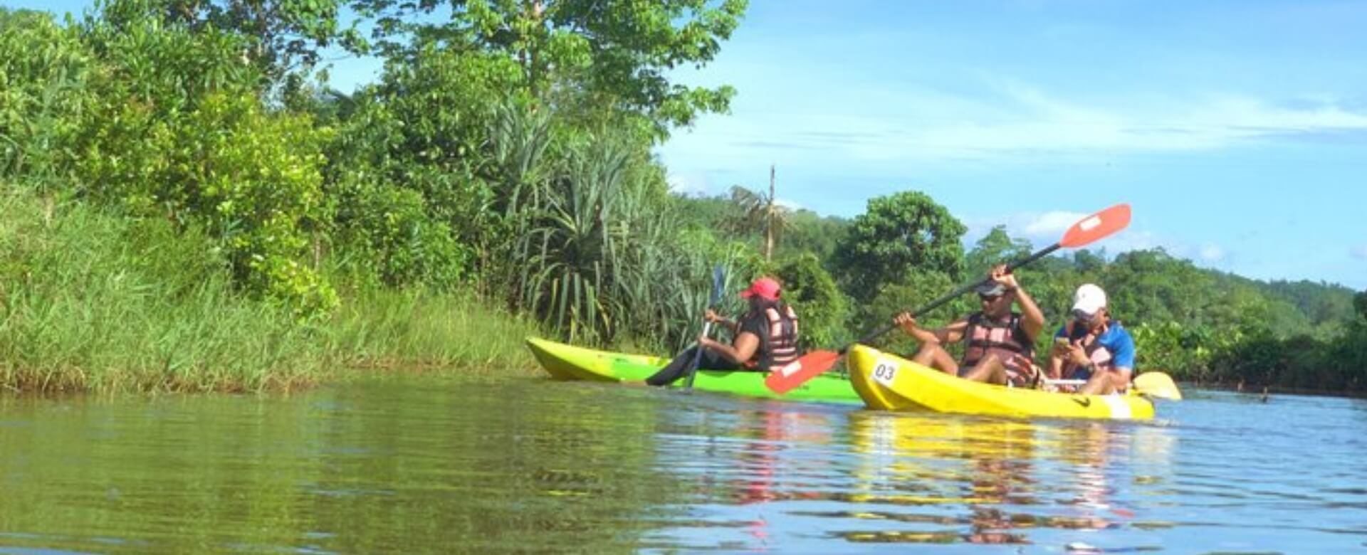 Kayaking in Baddegama - Baddegama Pradeshiya Sabha